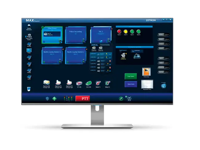 Zetron MAX Dispatch Monitor